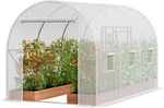Vevor Walk-in Tunnel Greenhouse, 9.6X6.4X6.2 Hoop Ft, White. Fixed Price $124.27.