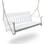 Cambridge Casual Solid Wood Bentley Porch Swing, White. Fixed Price $335.21.