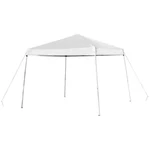 Flash Furniture 8' Square Outdoor Pop Up Canopy Tent With Carry Case In White. Fixed Price $121.30.