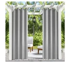 Space 50X108IN Outdoor Waterproof Fabric Heavy Duty Indoor Panel Grey Curtai. Fixed Price $29.90.