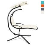 Costway Patio Hanging Hammock Chaise Lounge Chair With Canopy Cushion Beige. Fixed Price $169.99.