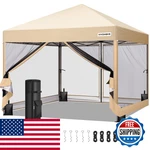 Vivohome 10X10FT Easy Pop-up Canopy Outdoor Screen Tent Mosquito Netting 2. Fixed Price $276.69.