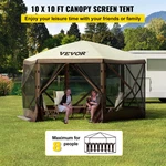 Gazebo Screen Tent, 10 X Ft, Lawn And Backyard. Fixed Price $209.55.