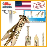 Upgraded 100 Pcs Heavy-duty Metal Wall Anchors Kit Easy Installs, No Damage. Fixed Price $11.86.