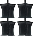 112 Lbs Gazebo Tent Sand Bags - Set Of 4 Black Canopy Weights. Fixed Price $19.77.
