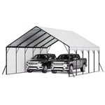 Vevor Heavy Duty Metal Carport 20 X 24 Ft Outdoor Shelter Garage For Boats. Fixed Price $1829.90.