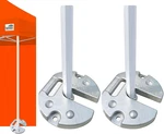 Eurmax Usa Upgraded 2-PACK Universal Fit Cast Iron Canopy Weights,stackable 44LB. Fixed Price $160.99.