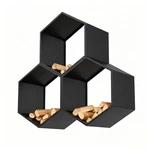 3PCS Rack Outdoor Indoor -20 In. Hexagon Log Holder. Fixed Price $249.00.