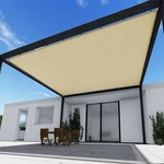 24FT Sun Shade Sail Canopy Uv Block Heavy Duty Straight Edge For Outdoor Garden. Fixed Price $329.63.