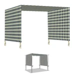 17.8X8.2' Pergola Canopy Replacement Cover Outdoor Yard Shelter Roof W Tie Strap. Fixed Price $74.88.