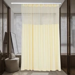 Privacy Cubicle Curtain With Mesh Top Room Divider For Spa 15FT*8FT Best. Fixed Price $57.75.