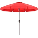Abccanopy Scalloped Patio Umbrella, Outdoor Table With 9FT, Red. Fixed Price $78.32.