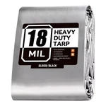 Heavy Duty 18 Mil Finished Size Waterproof Tarpaulin Cover W/ Grommets. Fixed Price $109.99.