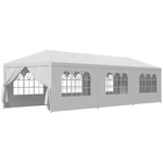 10' X 30' Gazebo Wedding Tent Canopy W/ 8 Sidewalls Outdoor Party Event White. Fixed Price $111.19.