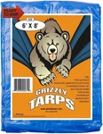 Grizzly Tarps By B-air 6 X 8 Ft Multi-purpose Waterproof Heavy Duty Poly. Fixed Price $15.03.