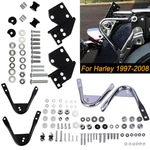 Detachable Sissy Bar Tour Pack Mount Rack Docking Kit For Harley Road 97-08. Fixed Price $40.95.