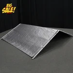 Outdoor Dog Kennel Roof Cover Cage 10' X 3/8 In. Steel Frame, Silver New. Fixed Price $80.99.