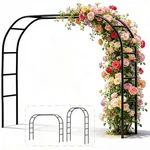Metal Pergola Arbor 7'6"WIDE X 6'5'HIGH/4'6"WIDE 7'10"HIGH,ASSEMBLE Freely .... Fixed Price $31.28.