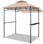 Charmeleon Double Tiered Grill Gazebo 5X8 With Awing Beige. Fixed Price $139.99.