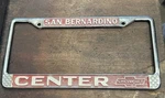 Center Chevrolet San Bernardino Calif Metal License Frame Impala Camaro Chevelle. Fixed Price $124.99.