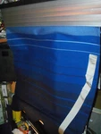 Dometic Elite Window Awning 32" Blue Lt Trim Fabric Rv Camper 958300956 Sr. Fixed Price $150.00.