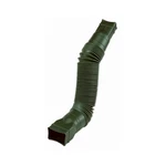Amerimax 85011 Downspout Extension, Flexible Green Poly, Extends 24 - 55 In.. Fixed Price $29.13.
