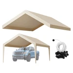 Vevor Carport Replacement Canopy Cover 12X20 Ft Uv-resistant Frame Not Included. Fixed Price $59.99.