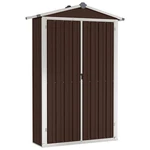 Garden Shed With 3 Shelves Storage House For Tool Outdoor Backyard Metal Vidaxl. Fixed Price $175.99.