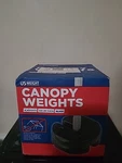 4 Pack Canopy Weights For Securing Canopies Tent Umbrellas Heavy Duty Outdoor Us. Fixed Price $50.00.