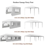 10'X10'/20'/30' Party Tent Outdoor Gazebo Wedding Canopy Cater Event White. Fixed Price $87.58.