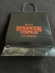 New Unused Angeles Pop Up Store Stranger Things Medium Glossy Shopping Bag. Fixed Price $20.00.