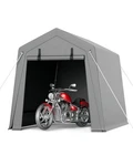 Garveelife 6 X 8 Carport Storage Shed, Portable Garage With Ft, Gray. Fixed Price $196.99.