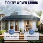 Aleko Polyester Fabric Replacement For 10 X 8 Ft Retractable Patio Awning. Fixed Price $79.00.