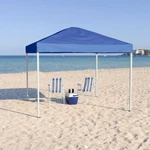 Flash 10'X10' Blue Outdoor Pop Up Event Slanted Leg Canopy Tent/carry Bag. Fixed Price $154.99.