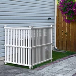 45.5IN X 36.5IN (2 Panels) No Dig Enclo Wilmington White Vinyl Privacy Scree. Fixed Price $160.99.