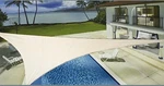 Prosource New Sand Color 16' Sun Shade Sail Canopy Outside Porch Patio. Fixed Price $36.70.