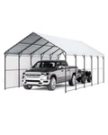 Vevor 13' X 26' Metal Carport Heavy Duty Outdoor Shelter Garage For Boats. Fixed Price $1064.90.