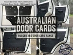 Black Abs Waterproof Door Cards Fit Toyota Landcruiser 60 61 62 Series Manual X4. Fixed Price $287.40.