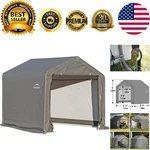 6' Shed-in-a-box All Season Steel Metal Peak Roof Outdoor Storage W.... Fixed Price $417.59.