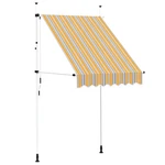 Manual Retractable Awning With Adjustable Height And Uv Protection Vidaxl. Fixed Price $82.99.