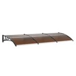 Vevor Window Door Awning Canopy 117" X 38" Upf 50+ Polycarbonate Entry Outd. Fixed Price $155.50.