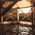 Gazelle G6 6-SIDED Waterproof Ground Tarp Tack Down Stakes Gazebo Footprint. Fixed Price $119.99.