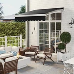 Outside Retractable Canopy Sunlight Cover With Uv Ray Protection And Steel Frame. Fixed Price $189.99.