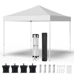 X10 Pop Up Canopy Heavy Duty Beach Tent 420D Waterproof White Phonwhon Shades. Fixed Price $129.99.