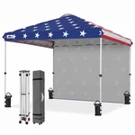 Canopy 10X10 Pop Up Tent Heavy Duty Instant Shelter American Flag Eagle Peak. Fixed Price $259.99.
