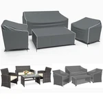 Gasadar Patio Furniture Covers, 4-PIECE Outdoor Waterproof Fo.... Fixed Price $77.99.