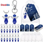 60 Set Funeral Favors, Celebration Of Life Angel Keychains Organza Bags. Fixed Price $39.57.