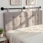 Stylish Grey Wall Mounted King Size Headboard With Adjustable Height. Fixed Price $166.99.