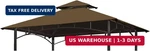 Grill Gazebo Replacement Canopy Top - Wonwon 5X8 Roof Double Tiered Outdo. Fixed Price $62.48.
