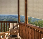 Coolaroo Outdoor Porch Shade - Roll Up Patio Blinds 4X6 Deck Sun Screen Air Flow. Fixed Price $75.00.